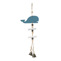 Mediterranean Style Wooden Animal Wind Chime Wall Decor for Home