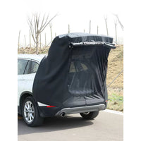 SUV Car Tailgate Tent with Mosquito Net and Sunshade, Outdoor Vehicle Rear Extension Awning
