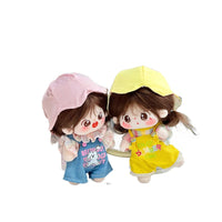 20cm Cotton Doll Clothes Spring Outing Series Overalls for Normal and Chubby Body Dolls