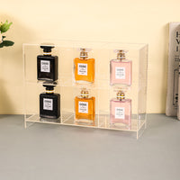 Large Capacity Acrylic Display Case for Perfume, Cosmetics, and Collectibles