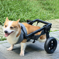 Pet Dog Wheelchair for Medium to Large Dogs, Rehabilitation and Walking Aid Cart