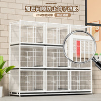 Pigeon Breeding Cage with Tray - Multi-Tiered Pet Aviary for Indoor Use