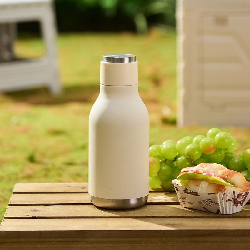 Double-Layer Vacuum Insulated Stainless Steel Water Bottle with Straw for Men and Women, 304 Stainless Steel