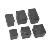 PVC Round Chair Leg Caps Anti-Slip Protectors for Metal Pipes and Stainless Steel Tubes