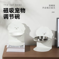 Elevated Ceramic Pet Bowl with Detachable Stand for Cats and Dogs, Anti-Spill, Large Capacity Food and Water Dish