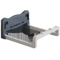 Foldable Wall-Mounted Basin Storage Rack for Bathroom