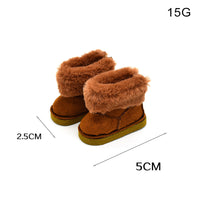 Doll Winter Boots for 20cm Cotton Dolls, 6-Point BJD, and Zsiga Sister Dolls