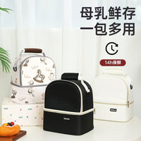 Large Capacity Portable Breast Milk Cooler Backpack for Moms