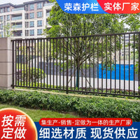 Zinc Steel Fence Panel for Courtyard Villa Garden Security Anti-Climb Barrier
