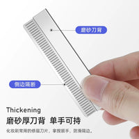 Eyebrow Razor Blades Set for Women, 100-Pack Professional Eyebrow Trimmer Kit for Beginners