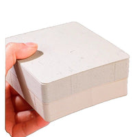 Xuan Card Calligraphy Painting Paper 10cm Red Thickened Ripe Xuan Half-Ripe Blank Practice Card