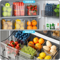 Refrigerator Side Door Storage Box for Fruits, Vegetables, Ginger, Garlic, and Kitchen Sundries