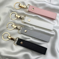 PU Leather Keychain Bag Charm Car Key Holder Gift