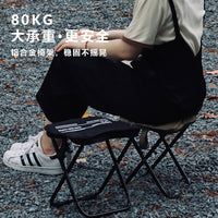 Portable Aluminum Alloy Folding Camping Stool for Outdoor Activities