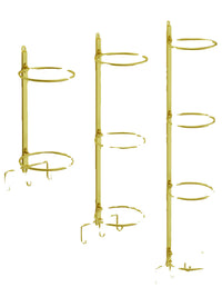 Wall-Mounted No-Drill Sports Ball Storage Rack for Basketball, Football, Volleyball