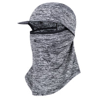 Summer Outdoor Sports Sun Protection Face Mask with Brim Neck Cover Cycling Balaclava High Elastic Dustproof Hood
