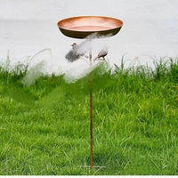 Creative Iron Art Metal Bird Feeder Outdoor Garden Decoration Hummingbird Bee Water Feeder Ornament