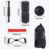Foam Roller Set for Muscle Relaxation and Fitness Stretching