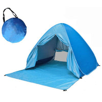 Automatic Pop-Up Camping Tent with Curtain for Beach and Outdoor Activities
