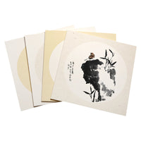 Xuan Paper Cardboard Mirror Calligraphy Chinese Painting Watercolor Soft Card Thickened Raw/Half-Raw/Cooked Xuan Paper for Fine Brushwork Practice