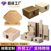 Wooden Jewelry Storage Box with Acrylic/Glass Lid for Desktop, Wedding Favors, and Gifts