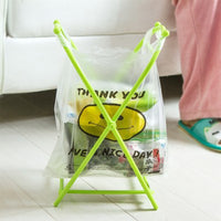 Foldable Outdoor Trash Bag Holder for Kitchen and Camping