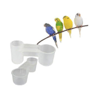 Automatic Bird Water Feeder for Parrots, Pigeons, and Other Small Birds, Double Spout Design