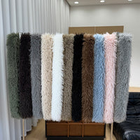 Long Faux Lamb Wool Scarf European Style Faux Fur Plush Scarf Winter Versatile Double-Sided Shawl Neck Warmer