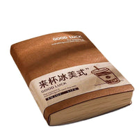 A5 Soft Leather Notebook, 240-Page Thickened Journal for Students and Study