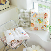 Cartoon Plush Seat Cushion for Office & Classroom - Thickened & Soft