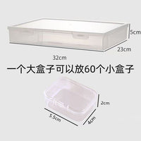 Multi-functional Transparent Storage Box for Beads, Nail Art, and Jewelry