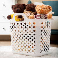 Household Hollow Plastic Laundry Hamper Storage Basket for Clothes and Toys