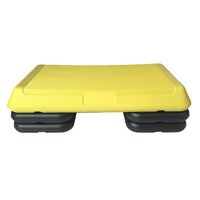 Adjustable Aerobic Stepper for Gym and Home Workouts, 72cm Blow-Molded Fitness Step Platform