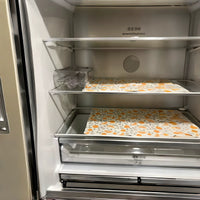 Refrigerator Liner Mats - Absorbent, Moisture-proof, Non-slip, Cuttable Shelf Liners for Kitchen Cabinets & Tables
