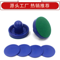 Air Hockey Table Pushers and Pucks Set - 60mm Strikers with Felt Pads and Replacement Pucks