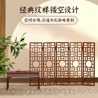 Miniature Chinese Style Folding Screen Model for DIY Dollhouse Decor