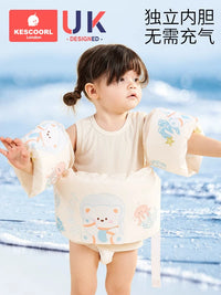 Kids' Swim Vest with Arm Floats for Toddlers and Children 3-6+ Years, Buoyancy Aid for Swimming