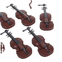 Miniature Violin Model Ornament for Photography Props and Decoration