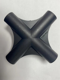 Outdoor Tent Canopy Plastic 4-Way Connector for Iron/Aluminum Poles