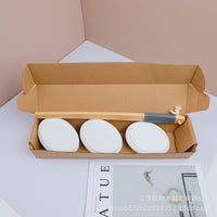 Long Handle Back Lotion Applicator Brush with Replaceable Heads