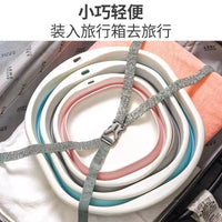 Foldable Silicone Basin Portable Outdoor Travel Washing Tub