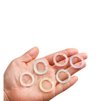 Loose Leaf Binder Rings for DIY Albums and Notebooks, Detachable Plastic Book Rings