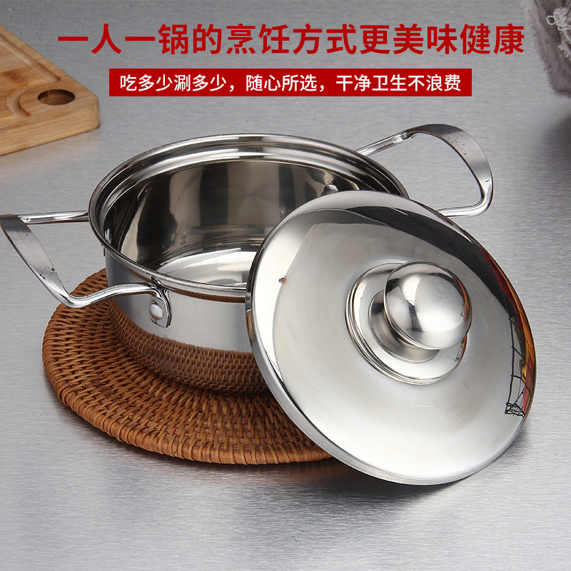 Individual Hot Pot Shabu Shabu Pot for Induction Cooktop