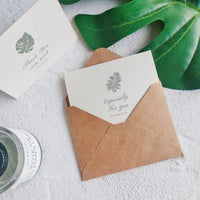 INS Natural Style Botanical Greeting Cards with Envelopes for Christmas, New Year, and Thank You Messages
