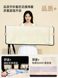 Car Back Seat Air Mattress with Head Protection, Foldable Travel Bed for Vehicles