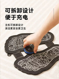 Electric Foot Massager Mat with EMS Pulse, 8 Modes 19 Levels, Muscle Relaxation & Blood Circulation
