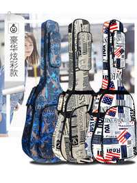 Deluxe Padded Waterproof Acoustic Guitar Gig Bag for 38-41 Inch Guitars
