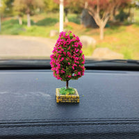 Miniature Artificial Tree Car Dashboard Decoration