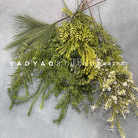 Artificial Green Plant Foliage for Event and Display Decor