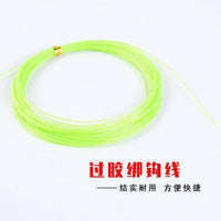 PE Coated Hard Wire Fishing Line for Monster Fish, Luminous Braided Line for Carp and Silver Carp